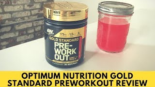 Optimum Nutrition Gold Standard PreWorkout Review [upl. by Jerrilyn]