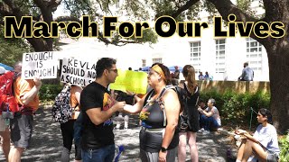 Interviewing People At March For Our Lives Houston 2022 [upl. by Dianthe]