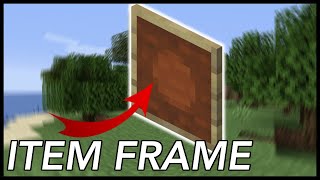 How To Use An Item Frame In Minecraft [upl. by Ainatit705]