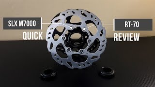 Shimano SLX M7000 RT70 Ice Tech Rotors  Overview [upl. by Phil151]