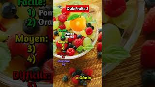 Quiz Fruits p2🍑Combien vastu Reconnaître  shorts quiz defi [upl. by Erlene707]