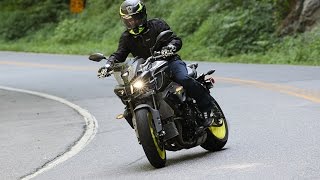 2017 Yamaha FZ10 First Ride Review [upl. by Adianes918]