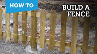 How to build a fence [upl. by Haidebez]