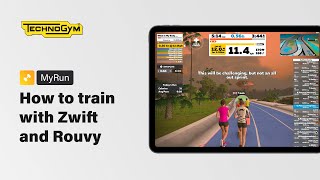 Technogym MyRun  How to train with Zwift and Rouvy [upl. by Anoj206]