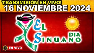 SINUANO DÍA Resultado EL SINUANO DÍA SÁBADO 16 de noviembre de 2024 [upl. by Napas]