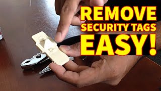 How to remove security tags Quick and Easy [upl. by Goodwin]