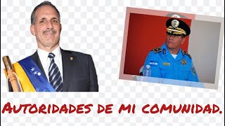 Las autoridades de mi municipio y comunidad 1° grado [upl. by Initsed]