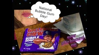 One Hour of Juicy Bubble Gum Chewing 🎧 ASMR Sounds 3Dio Biaural Mic grape bubble gum coffee [upl. by Frissell101]