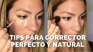 Cómo aplicar corrector de ojeras [upl. by Aisatsanna21]