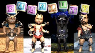 Mortal Kombat  ALL BABALITIES  4K 60ᶠᵖˢ ✔ [upl. by Christine]