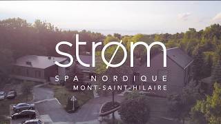 Visite du Strøm spa nordique MontSaintHilaire [upl. by Zenda630]