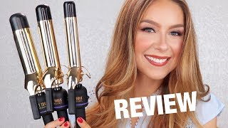 Hot Tools Curling Iron Review  My Hair Curling Routine [upl. by Miguel]