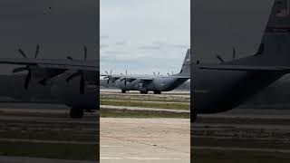 C130 takeoff full throttle airforce marine [upl. by Light671]