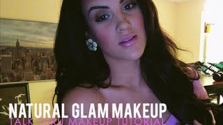 Talk Thru GoTo Natural Glam Makeup  MiniChat [upl. by Fee]