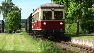 Dieseltriebwagen Kandertalbahn VT 3 Kandertal im SüdwestenDeutschland Schwarzwald [upl. by Kroy]