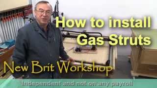 How to install gas struts [upl. by Buroker]