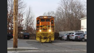 Back in service Providence amp Worcester PR3 on the Warwick Railway [upl. by Magdau]