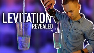 How To Levitate Objects  Easy Floating Glass Magic Trick Revealed ish [upl. by Yras]