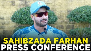 Sahibzada Farhans Media Talk at National Bank Stadium Karachi AUSvPAK  PCB  MA2K [upl. by Faucher]