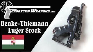 Benke Thiemann Folding Luger Stock [upl. by Connel]