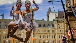 The Silver Starlets  Glam Glitz and Glitter of an all female aerial show [upl. by Attenhoj]