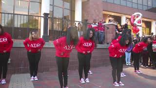 Eta Tau Chapter of Delta Sigma Theta Fall 2018 end of probate show [upl. by Ivens]