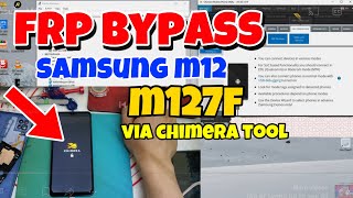 Samsung M12 FRP Bypass  SMM127f frp bypass using Chimera tool Test point [upl. by Seagrave]