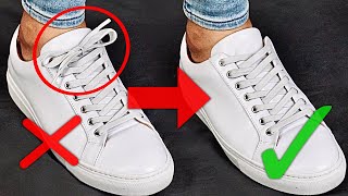 HIDE YOUR SHOELACES LIKE A PRO  3 WAYS [upl. by Aldin]