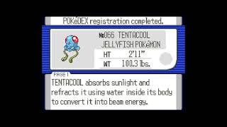 How to get Tentacool in Pokemon Sapphire [upl. by Oniratac]