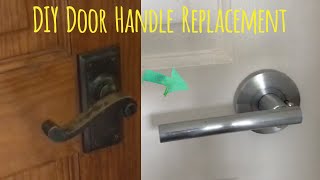 DIY Door Handle InstallationReplacement Made Easy  StepbyStep Guide [upl. by Ennybor641]