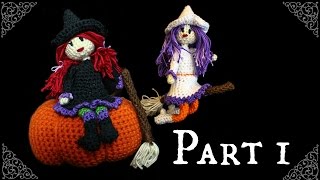 kleine Hexe HäkelAnleitung DIY Halloween Part 1  Amigurumi [upl. by Soane29]