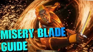 Scorpion Misery Blade Mortal Kombat 11 GUIDE Scorpion Misery Blade Mix Ups Tips Strings MK11 [upl. by Casimir]