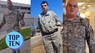 Top 10 Stolen Valor Moments [upl. by Atalanti]