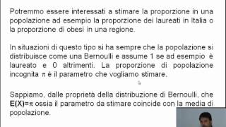 Statistica medica  Stima puntuale della varianza e della proporzione [upl. by Anirbes336]