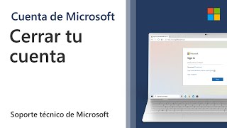 Cómo cerrar tu cuenta de Microsoft  Microsoft [upl. by Melanie]