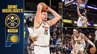 Denver Nuggets vs Indiana Pacers Full Game Highlights 📺  22425 [upl. by Anstice932]