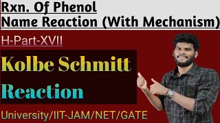 Kolbe Schmitt Reaction And Mechanism Kolbes Carboxylation Reaction Phenol To Salicylic Acid [upl. by Clary310]