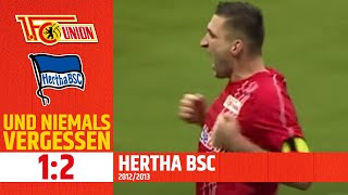 Tusches Schuss ins Glück Hertha BSC  1FC Union Berlin12  Und niemals vergessen  2 Bundesliga [upl. by Namajneb]