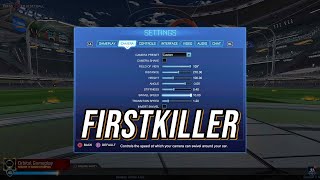 Rocket League Firstkiller Best PRO Settings in desc [upl. by Munroe979]