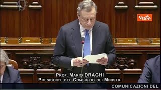 Draghi quotSanzioni funzionano continuiamo a cercare pacequot [upl. by Perretta]