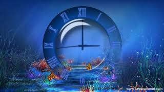 Aquatic Clock  Clock Screensaver [upl. by Haletky]