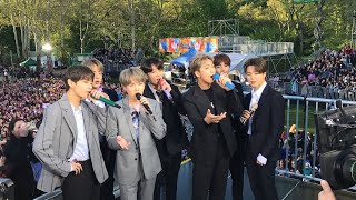 BTS GMA concert takes Central Park by storm [upl. by Ydniw754]