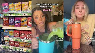 2023 Stanley Tumbler TikTok WaterTok Water Recipes compilation [upl. by Leoj]