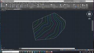 Covadis Chargement des points topo calcul de lMNT et Courbe de Niveaux [upl. by Clarhe729]