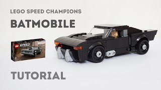 Tutorial  Batman 2022 Batmobile Lego Speed Champions 76912 Charger Alternate Build Instructions [upl. by Ring]