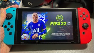 EA Sport FIFA 22 Gameplay On Nintendo Switch [upl. by Winonah]