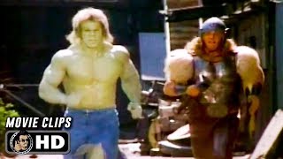 THE INCREDIBLE HULK RETURNS Best Parts 1988 Lou Ferrigno [upl. by Yanehs]