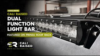 AmberWhite Dual Function LED Bar On Prinsu Roof Rack Product Highlight [upl. by Lamar]