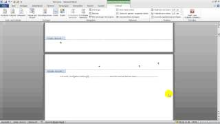 Wissenschaftliche Arbeit 4 Seitenzahlen mit Word 2010 formatieren [upl. by Shadow]