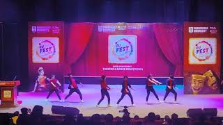 CU FEST CHANDIGARH UNIVERSITY FEST GROUP DANCE COMPETITION 28 APRIL AT D1 BLOCK [upl. by Ramraj]